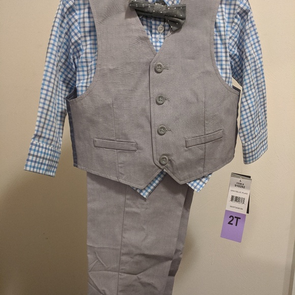Boys Four Piece Vest Set by Kenneth Cole - Picture 1 of 8